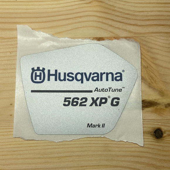 Husqvarna Model Decal