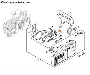 Stihl Brake Cover 1129 648 7700