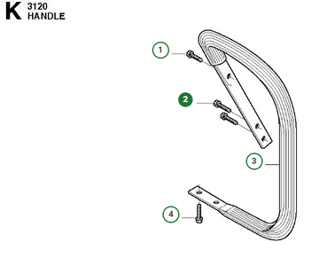 3120XP Handle Screw 503 21 05 22 - 0