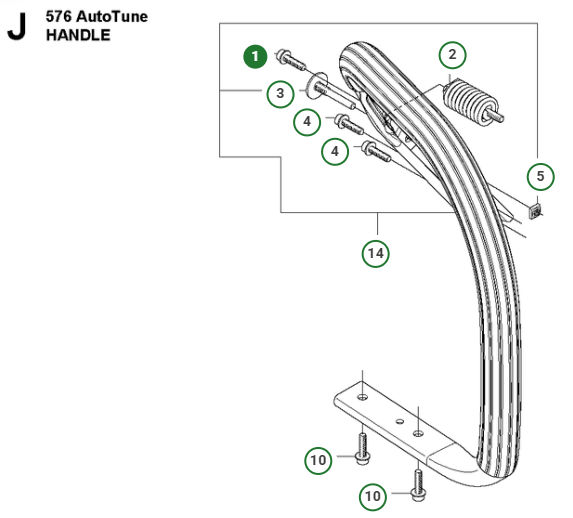 576XP AV Mount Screw 503 21 88 74
