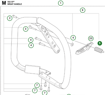 585/592XP Antivibration Mount 593 66 17 01 - 0