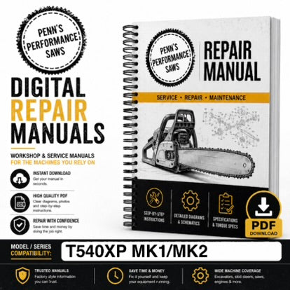 Husqvarna T540XP MK1 & MK2 Workshop Manual