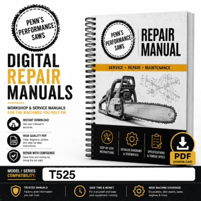 Husqvarna T525 Workshop Manual