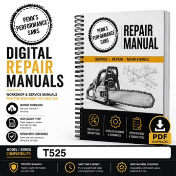 Husqvarna T525 Workshop Manual
