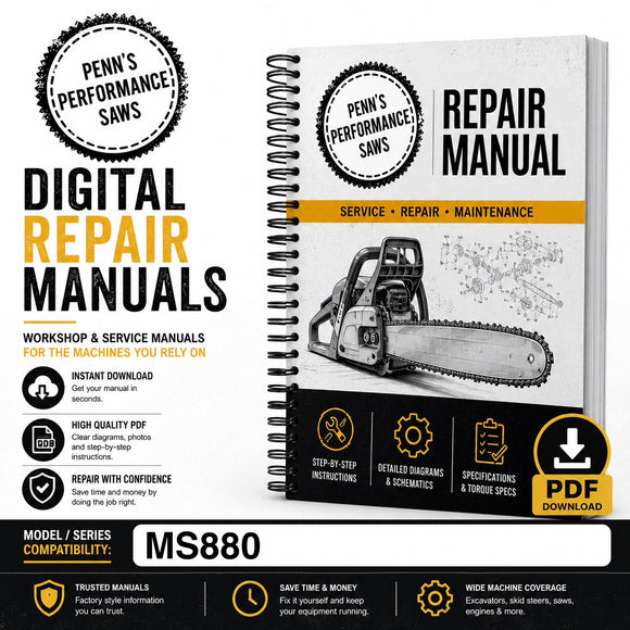 Stihl MS880 Workshop Manual