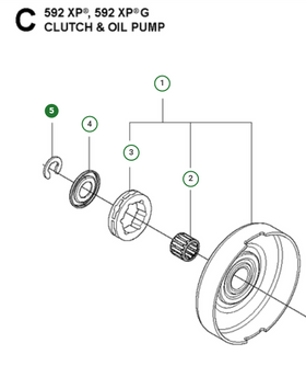 Husqvarna E Clip 503 27 21 01 - 0