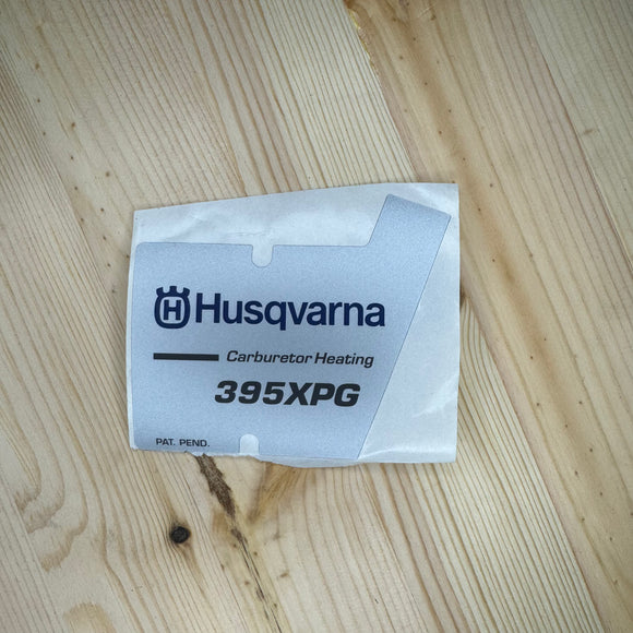 Husqvarna Model Decal
