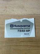 Husqvarna Model Decal-27