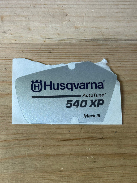 Husqvarna Model Decal