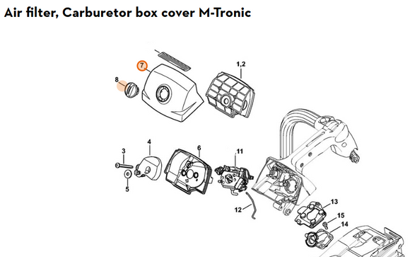 MS201TC-M Air Filter Cover