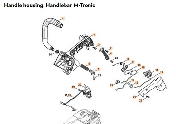 MS 201 TC-M Handle Assy
