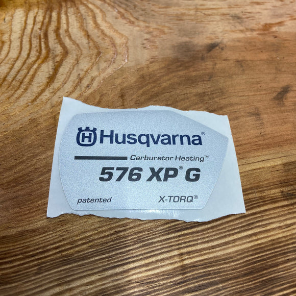 Husqvarna Model Decal