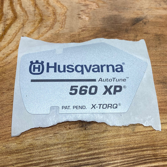 Husqvarna Model Decal
