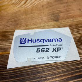 Husqvarna Model Decal - 0