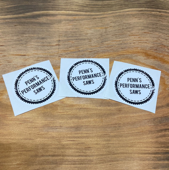Penn’s Performance Saws Stickers