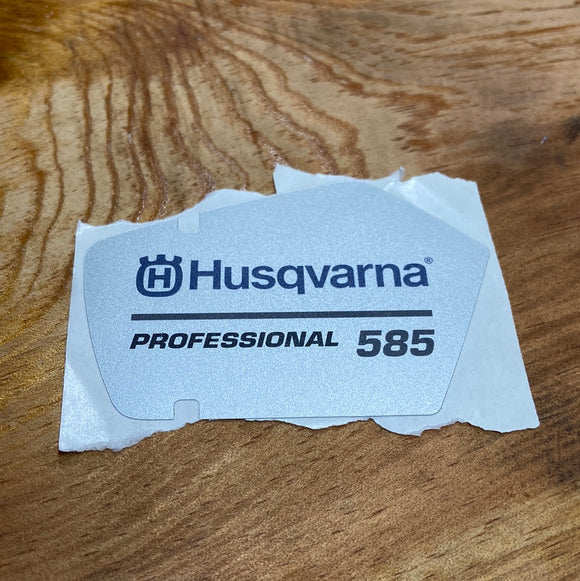 Husqvarna Model Decal