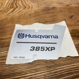 Husqvarna Model Decal